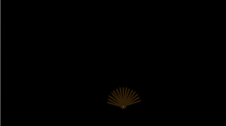 简约扁平画风古风类艺术扇子MG动画