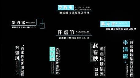 未来简约科技风人物介绍字幕条AE模板