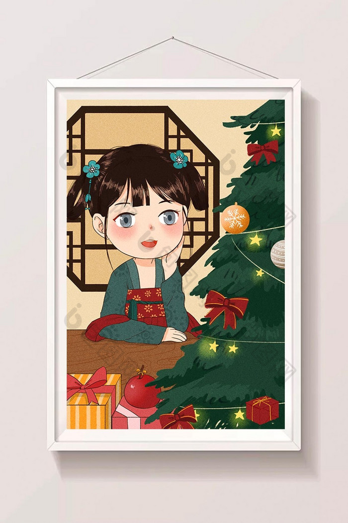 圣诞树中国化圣诞节图片