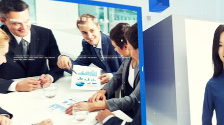 简洁干净科技企业商务宣传图文AE模板