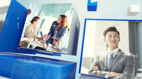 简洁干净科技企业商务宣传图文AE模板