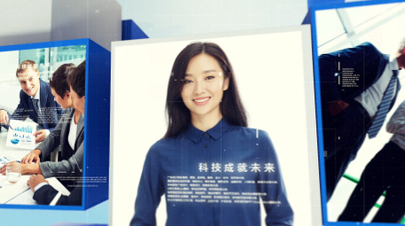 简洁干净科技企业商务宣传图文AE模板