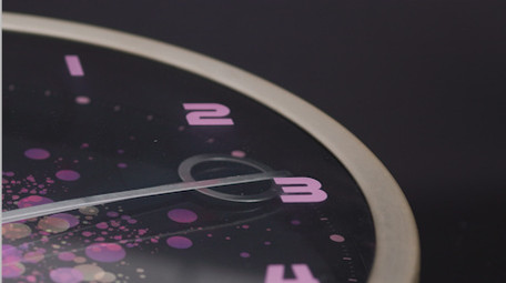 时钟闹钟倒计时特写