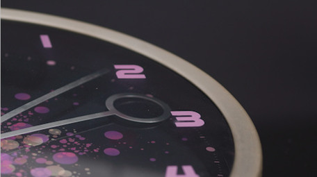 时钟闹钟倒计时特写