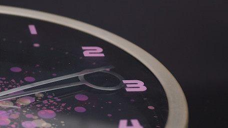 时钟闹钟倒计时特写