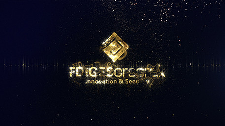 大气金色粒子汇聚logo01