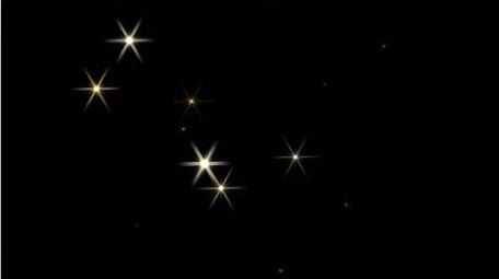 抠像视频闪烁大气的粒子光点合成视频