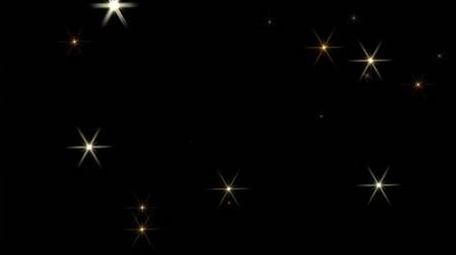 抠像视频闪烁大气的粒子光点合成视频