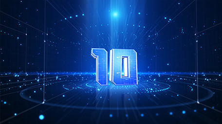 震撼科技空间10秒倒计时开场片头AE模板