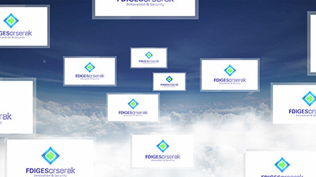 简洁科技logo汇聚01