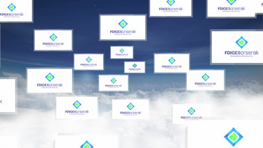 简洁科技logo汇聚01