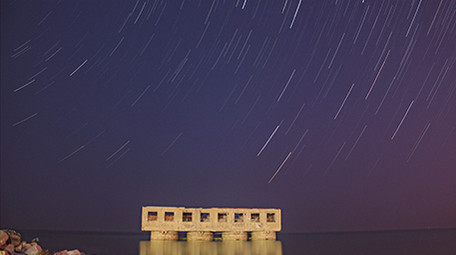 震撼星轨延时星空摄影流星夜空实拍视频