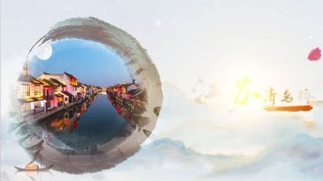 简洁大气鎏金建筑名胜古迹中国风AE模板