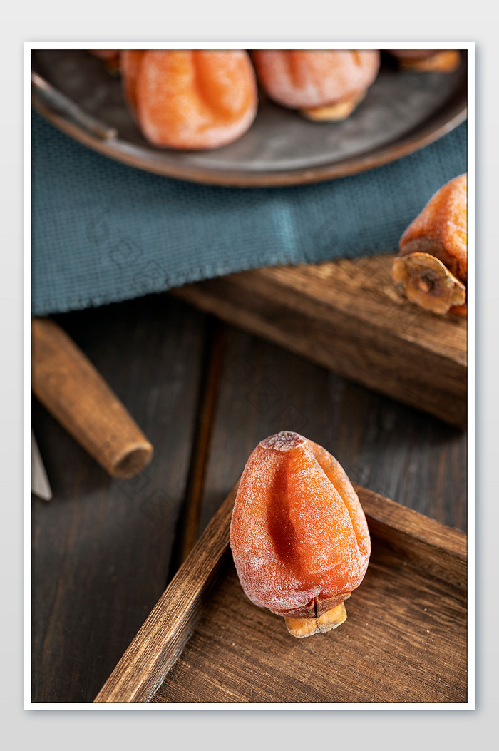 冬季美食水果干柿子饼图片图片