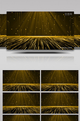 4K金色粒子背景图片