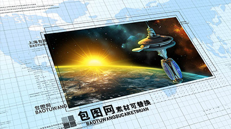 大气科技企业图文展示片头AE模板