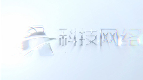 4K大气玻璃质感光线LOGO片头AE模板