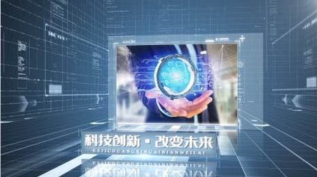 简约空间科技商务宣传图文AE模板