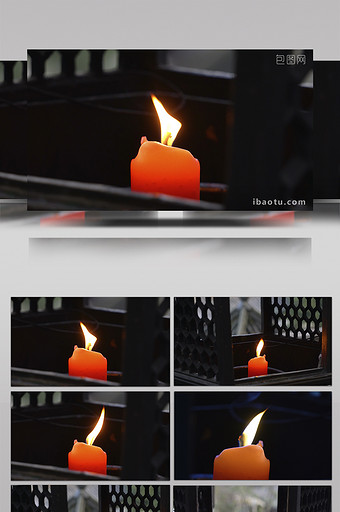 蜡烛燃烧实拍视频图片
