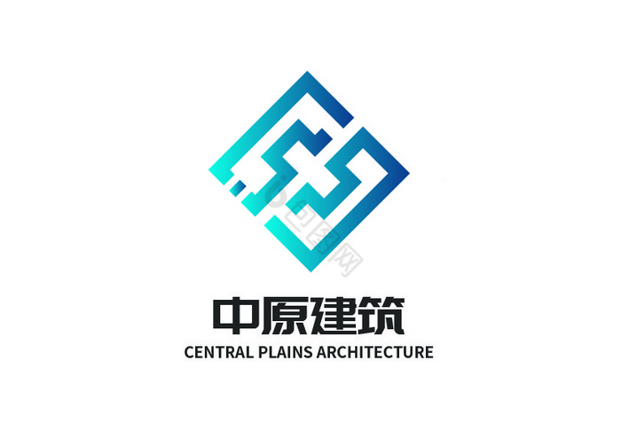中字建筑logo