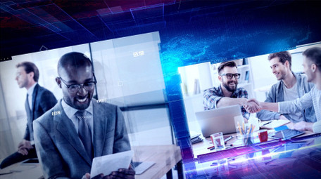 现代信息科技商务电视新闻片头AE模板