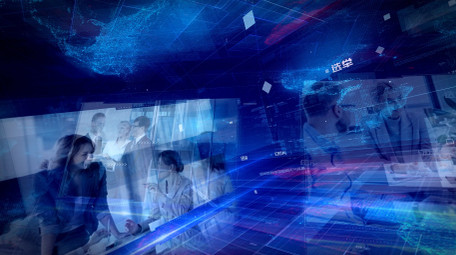 现代信息科技商务电视新闻片头AE模板