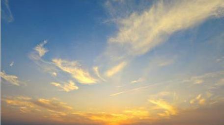 大气天空云层日落延时摄影片头片尾