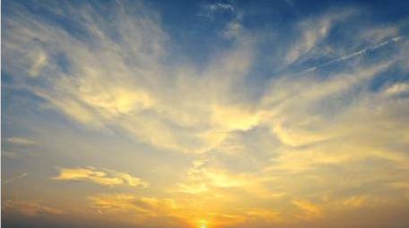 大气天空云层日落延时摄影片头片尾