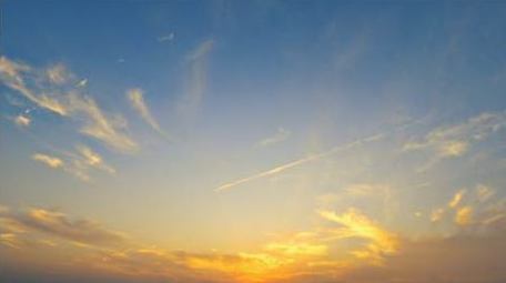 大气天空云层日落延时摄影片头片尾