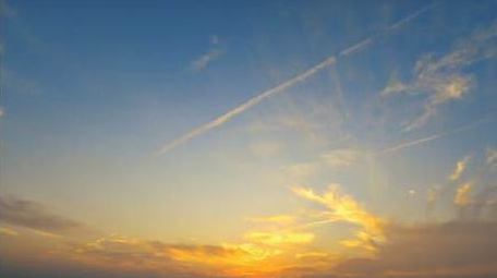 大气天空云层日落延时摄影片头片尾