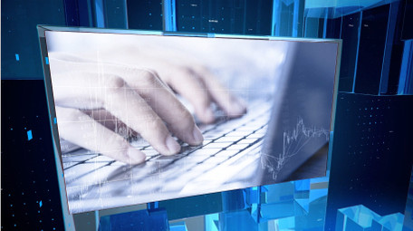 商务科技3D空间图片AE模板