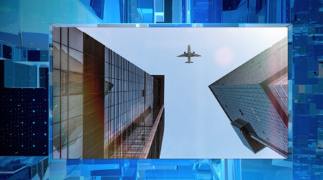 商务科技3D空间图片AE模板