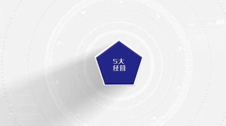 简约白色干净企业数据板块分类AE模板