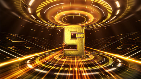 震撼三维创意金字十秒倒计时AE模板