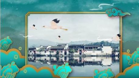 国潮风水墨图文展示AE模板