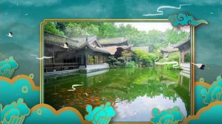 国潮风水墨图文展示AE模板