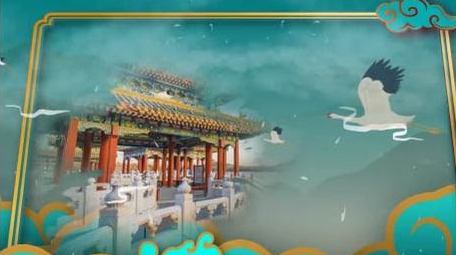 国潮风水墨图文展示AE模板