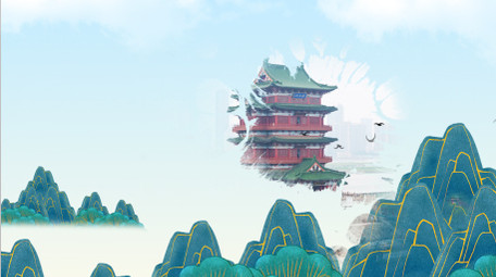 中国风国潮水墨片头AE模板