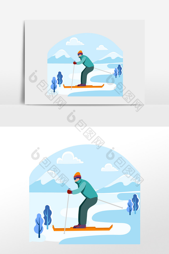 冬季运动会体育运动滑雪图片图片