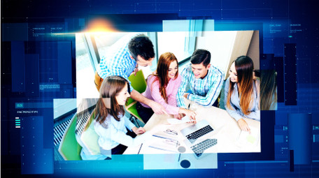 大气商务科技开场片头AE模板