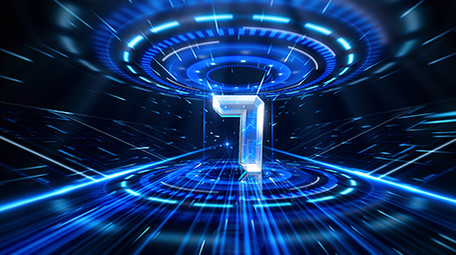 大气三维水晶闪电倒计时AE模板