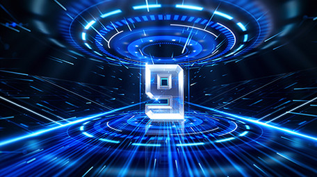 大气三维水晶闪电倒计时AE模板