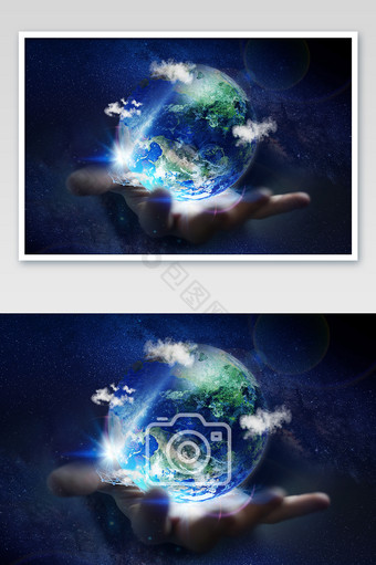 未来科技星空地球星球宇宙商务摄影图片