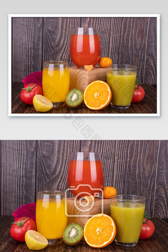果蔬汁饮料饮品摄影图图片