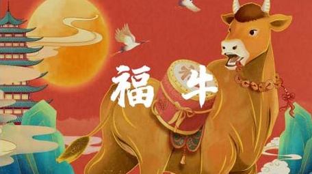 简洁大气快闪牛年国潮图文动画PR模板