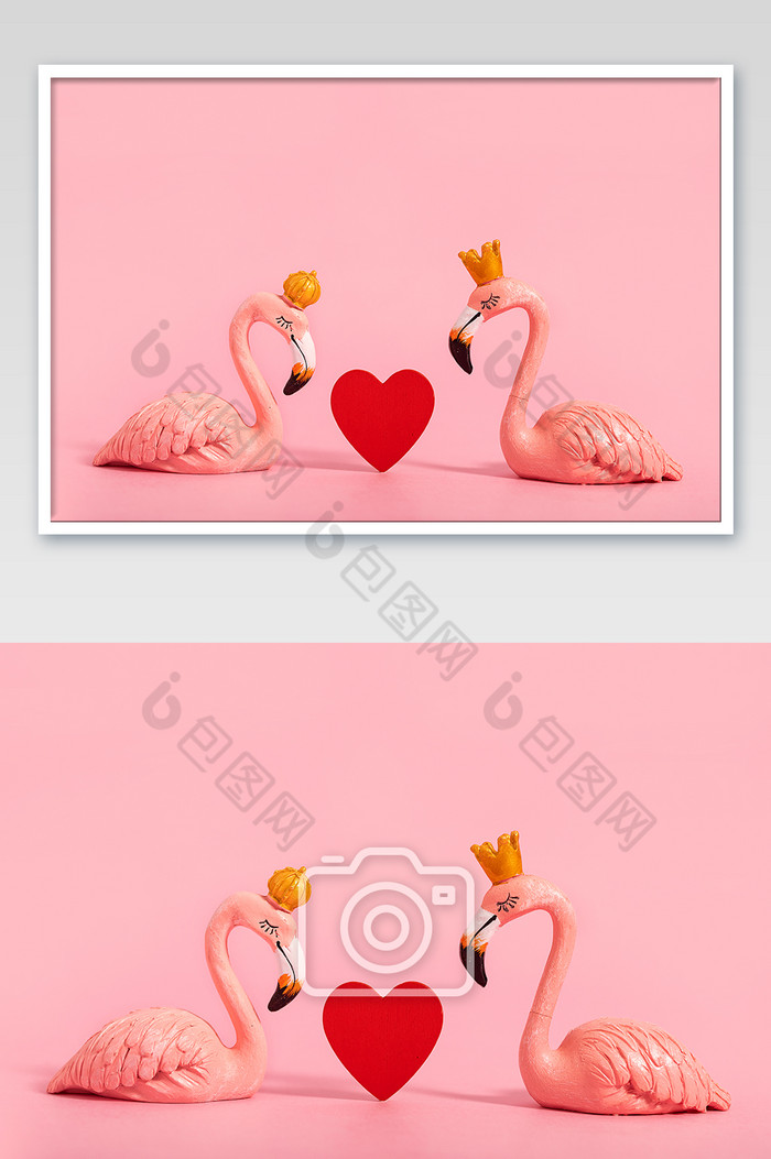 情人节爱情创意粉色海报图片图片
