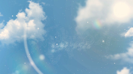 清新简洁天空LOGO演绎片头PR模板