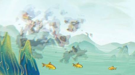 简洁大气国潮水墨鎏金宣传展示AE模板