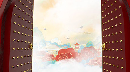 国潮新春牛年大吉图文模板