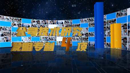 星空照片墙企业数据图文展示AE模板